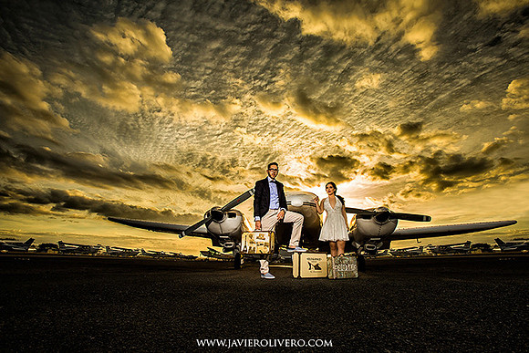 Isla Grande Airport, Sunset